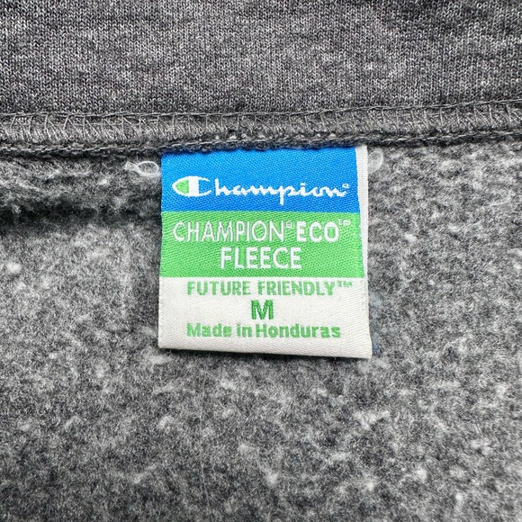 Champion x GT | Unisex | Gray Eco-Fleece Quarter Zip Sweatshirt | Medium - Picture 8 of 14